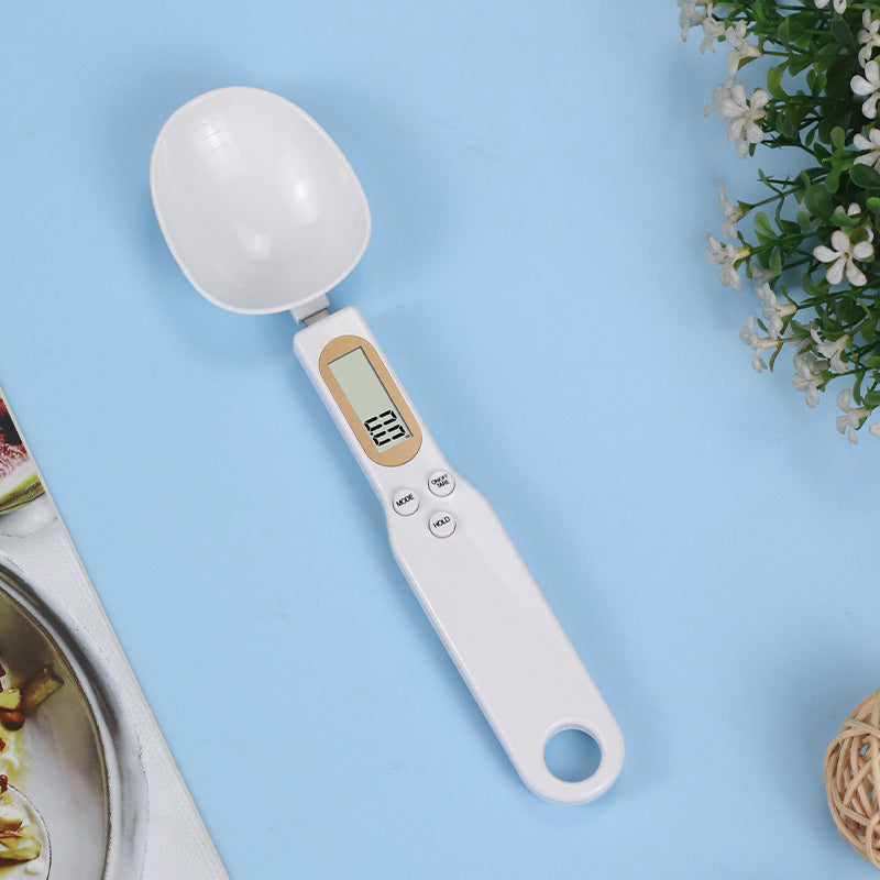 Cuillère balance compacte en plastique ABS - alimentation pile CR-2032